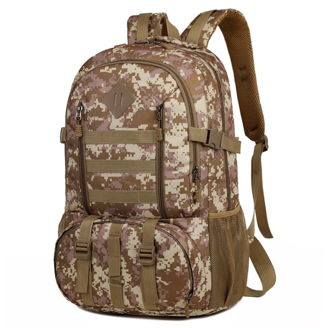 Sac à Dos de Randonnée Résistant à l'Eau en Toile Oxford Sacs à Dos d'Escalade pour Camping Randonnée