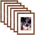 thumbnail image 1 of Marcos de fotos SESEAT 11x14 marrones para 8x10 con tapete o 11x14, 1 of 9
