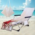 thumbnail image 7 of kladzum Summer Beach Chair Covers with Side Pockets Boho Pool Lounge Chair Towel Covers Microfiber Beach Towel for Outdoor Garden Courtyard Patio Beach Supplies, 7 of 7