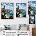 thumbnail image 4 of Designart "Coastal Village in Brittany French Coastal Beauty II" Nautical & Beach Floater Framed Wall Art Living Room, 4 of 7