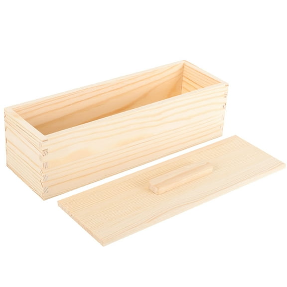 UPKOCH Small Bread Box Plastic Lidded Dustproof Container for Bread Lovers 1Pcs