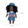 thumbnail image 3 of XWSHYW Juguetes para Niños Muñecas Negras de 12 Pulgadas con Ropa A, Bebé Africano Realista Lavable Niños Niñas, 3 of 6