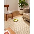 thumbnail image 5 of Rugsotic Carpets Hand Knotted Sumak Jute 6'x6' Square Area Rug Contemporary Ivory J00012, 5 of 6