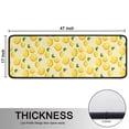 thumbnail image 5 of Kitchen Rugs Sets Of 2,Yellow Lemon Fruit Leaves Beige Pattern Anti Fatigue Kitchen Mat Rugs Non Slip Washable,Decorative Kitchen Floor Mats for Kitchen,Sink,Laundry,17"x47"+17"x47", 5 of 5