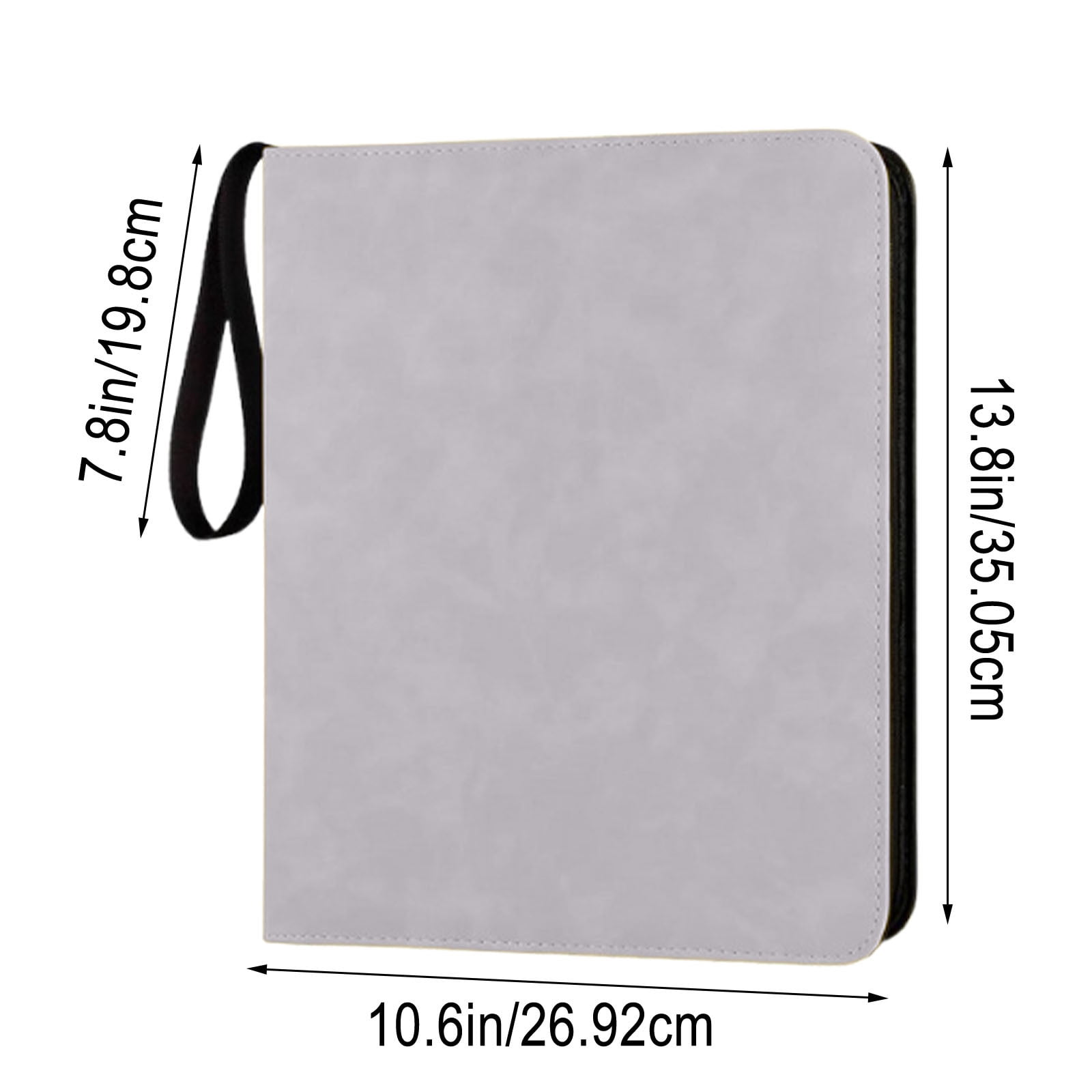 JingChun 900 Pockets Trading Card Binder, Baseball Card Binder Sleeves with Zipper, Double Sided Pockets Card Holder Carry Card Case for Baseball Card, Football Card