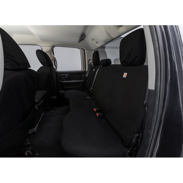 Convient 2020-2023 Jeep Gladiator JT Covercraft Housse de Siège SSC8501COBK SeatSaver; 1000 Deniers Cordura Nylon; Noir; Simple