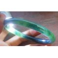 thumbnail image 2 of Icy Blue Water Green Natural A JADE Jadeite Circle Bangle Bracelet 57 mm 699731 TN, 2 of 18