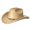 Khaki, variant on RUINIXCW Western Cowboy Hat for Men Women Cowgirl Hat Classic Felt Roll Up Fedora Hat with Leather Buckle Belt Wide Brim Jazz Hat Themed Party Cap Wedding Party Costume