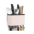 thumbnail image 1 of Égouttoirs à Vaisselle 2 Pcs Montage Mural Multifonction Rangement de Cuisine Étagères Organisateur Porte-Baguettes Quatre Positions (HTOOQ)), 1 of 2