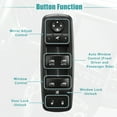 thumbnail image 3 of Unique Bargains Front Left Driver Side Car Master Power Window Switch for Dodge Grand Caravan 2012-2016 for Ram C/V 2015, 3 of 7