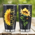thumbnail image 2 of Sunflower Tumbler Gifts for Women Birthday Gift for Mom, Friend, Girls, 20oz thermos Travel Cup insulated Coffee for Christmas Mother''s Day, Valentine, 2 of 6