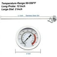 thumbnail image 6 of 2 x Oil thermometer-Silver, 6 of 6