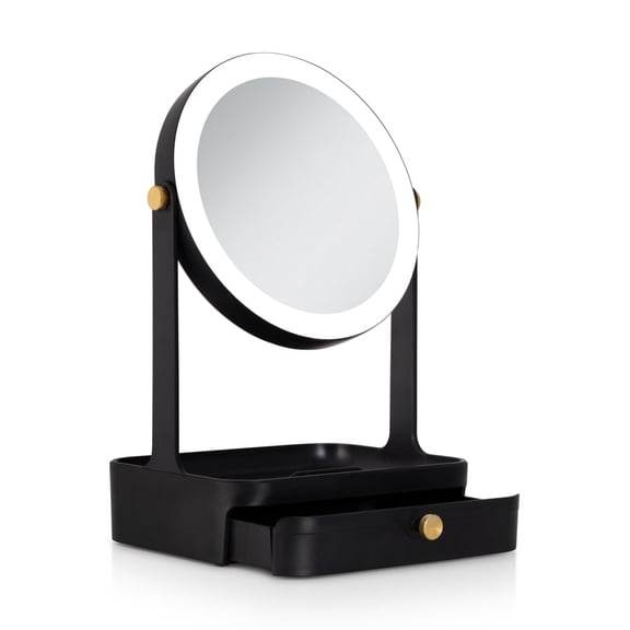 Zadro LED Lighted Makeup Mirror with Accessory Tray and Storage Drawer