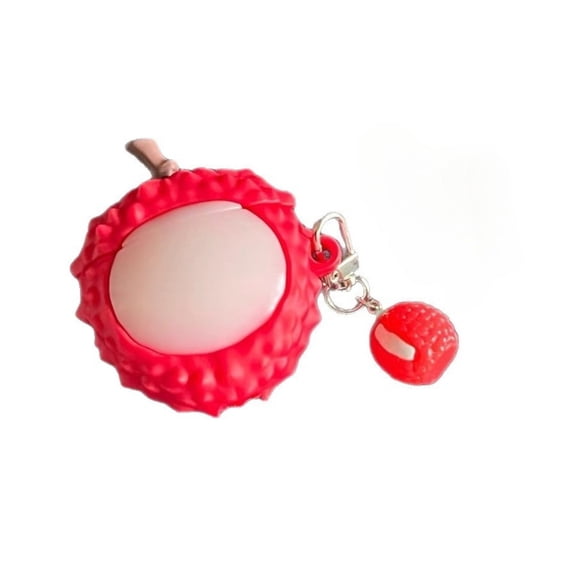 3D Lychee Headphone Case for AirPods 4 & AirPods Pro 2/3, Soft Silicone Protective Cover ForApple Bluetooth Earphones