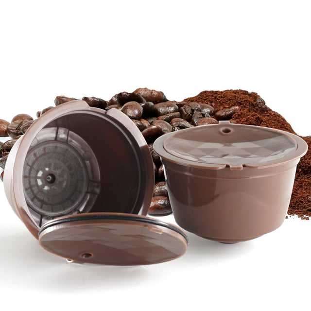 Cápsula de café de plástico de calidad alimentaria, Compatible con accesorios de máquina Dolce Gusto, filtro de núcleo reutilizable, 3 uds.