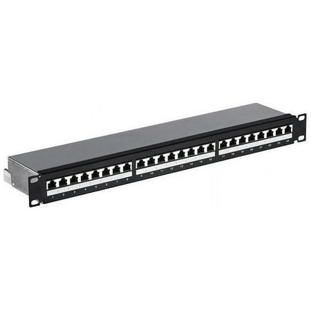 UPC: 0841567001594 | 4XEM CAT6A 24-Port Patch Panel 4XCAT6APATCH24