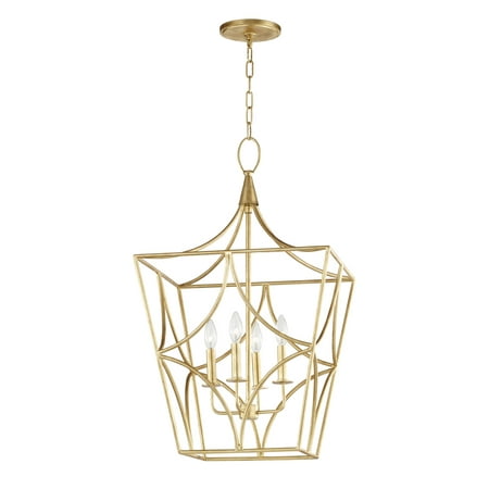 

Hudson Valley Lighting 4818 Green Point 4 Light 18 Wide Taper Candle Chandelier - Gold