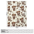 thumbnail image 4 of COMIO Muslin Blanket&nbsp;(Bear) Large Soft Rayon Blanket,&nbsp;Suitable for Couch, Sofa, Bed, Camping, Travel All Seasons, 4 of 6