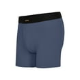 thumbnail image 3 of Rustler Everyday Comfort Boxer Briefs for Men, XL, Charcoal/Ultimate Grey/Vintage Indigo, 10-Pack, 3 of 10