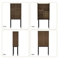 thumbnail image 5 of CBJCBJ Tall Wine Cabinet with 2 Doors and Removable wine Rack for Dining Room, Brown, 5 of 7