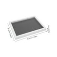 thumbnail image 2 of Minkissy White Wooden Shadow Box for Displaying Sports Uniforms and Memorabilia, 2 of 8