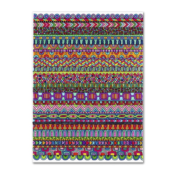 Trademark Fine Art "Oaxaca Mat" Canvas Art by Hello Angel