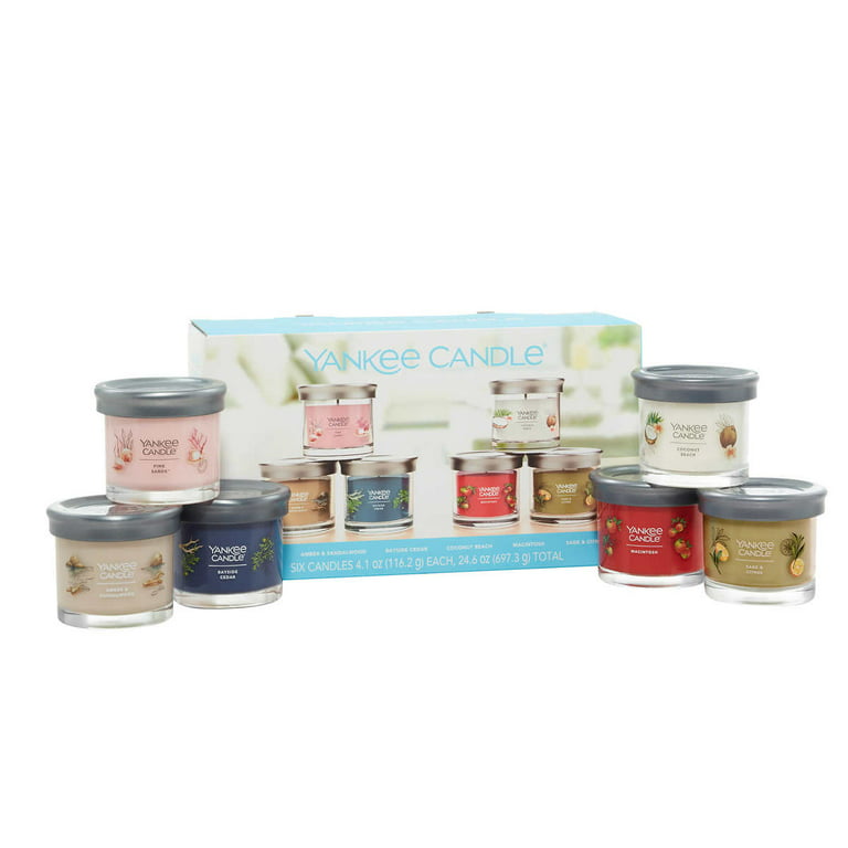Yankee Candle Gift Set, 6 Premium Soy-Wax Blend Candles, 18 – 30 hours Burn  Time per Candle 