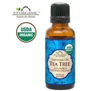 US Organic Tea Tree Essential Oil, 100% Pure Certified USDA Organic