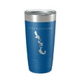 thumbnail image 1 of Lake Cochituate Map Tumbler Travel Mug Insulated Laser Engraved Coffee Cup Massachusetts 20 oz Royal Blue, 1 of 1