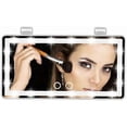 thumbnail image 1 of Car Sun Visor Mirror with LED Light, Lightweight Clip-on Travel Sunshade Mirror - White, 1 of 5
