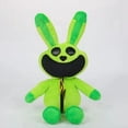 thumbnail image 1 of Smiling Critters Horror Smile Animal Series Plush Doll Green Rabbit 30cm, Home Decoration, Christmas Gift, Soft Stuffed Toy, 1 of 2