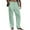 Mint Green, variant on Diufon Men's Straight Leg Pants Cotton Linen Drawstring Waist Baggy Casual Versatile Trousers with Pockets