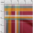 thumbnail image 1 of oneOone Viscose Chiffon Fabric Madras Check Print Sewing Fabric BTY 42 Inch Wide, 1 of 4