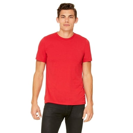 BELLA+CANVAS T-Shirt Unisexe à Manches Courtes en Poly-Coton