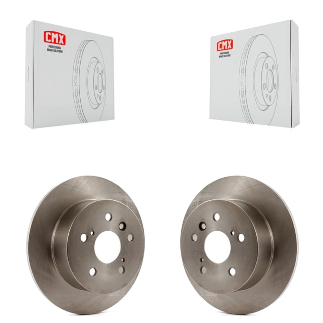 CMX Rear Disc Brake Rotors Pair for Car Toyota Camry Lexus ES350 Avalon K8-100840