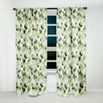 thumbnail image 2 of Designart "Plants With White And Green Wasabi Leaves" Plants Blackout Curtain Panels, 2 of 4
