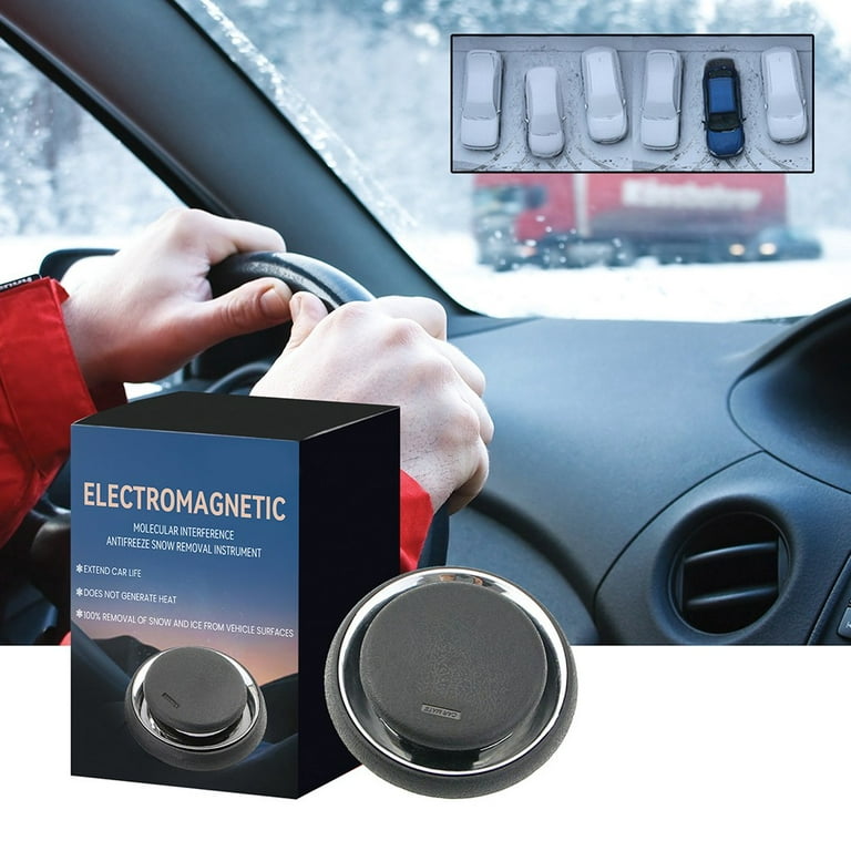 1x Solar Energy Car Defroster Electromagnetic Molecular Interference  Antifreeze Snow Removal Portable Diffuser For Essential Oil - AliExpress