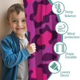 thumbnail image 3 of Blackout Kids Curtains,Pink and Black Of Leopard Print Childrens Insulated Curtains Set Of 2,Bedroom Essentials,Toddler Room Decor 52"x84", 3 of 5