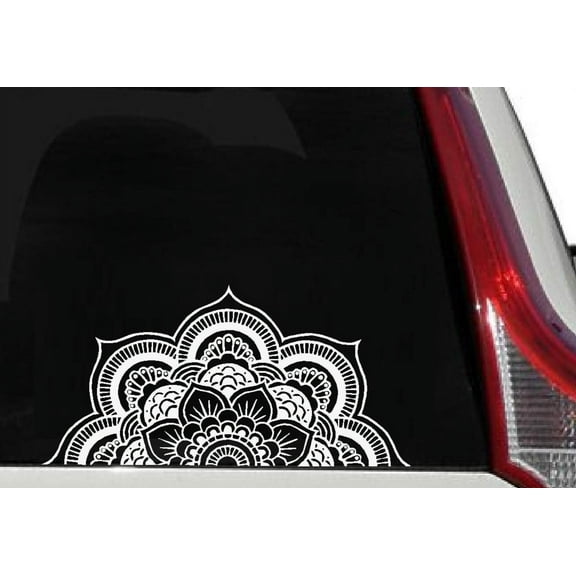 Decal ~ Mandala # 3 Wall ~ Window ~ Auto Decal (13" x 26")