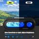 thumbnail image 3 of sweethay Reloj Digital Interior para coche, accesorios para vehículos, termómetro multifuncional de tamaño pequeño, accesorio para relojes Paneles de instrumentos para automóviles, 3 of 6