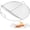 21.5“ Hinged Cooking Grate, variant on Replacement Cooking Grate, Fits 22 inch Weber Charcoal Grills (22" Original Kettle and Original Kettle Premium, Master-Touch, Bar-B-Kettle, Performer), Silver
