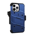 thumbnail image 5 of ZIZO BOLT Bundle for iPhone 14 Pro Max (6.7) Case with Screen Protector Kickstand Holster Lanyard - Blue, 5 of 6