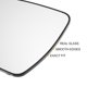 thumbnail image 4 of Reemplazo de vidrio del espejo retrovisor del lado del conductor izquierdo calentado de 1 pieza de Unique Bargains con vidrio blanco y ajuste trasero para Nissan MURANO, 4 of 6