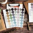 thumbnail image 3 of Yeacher 10 Sheets/Pack Colorful Round Sticker Gradient Dot Sticker Decorative Sealing Stickers for DIY Decoration Journal Scrapbook Album Card, 3 of 8