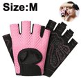 thumbnail image 1 of Guantes de entrenamiento para hombres y mujeres, ligeros y transpirables con acolchado, guantes de levantamiento de pesas, guantes de baile en barra sin dedos Adepaton 220486-2, 1 of 7