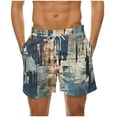 thumbnail image 2 of Swim Trunks Men, Mens Summer Loose Beach Shorts Pocket Swimming Pants, 2 of 6