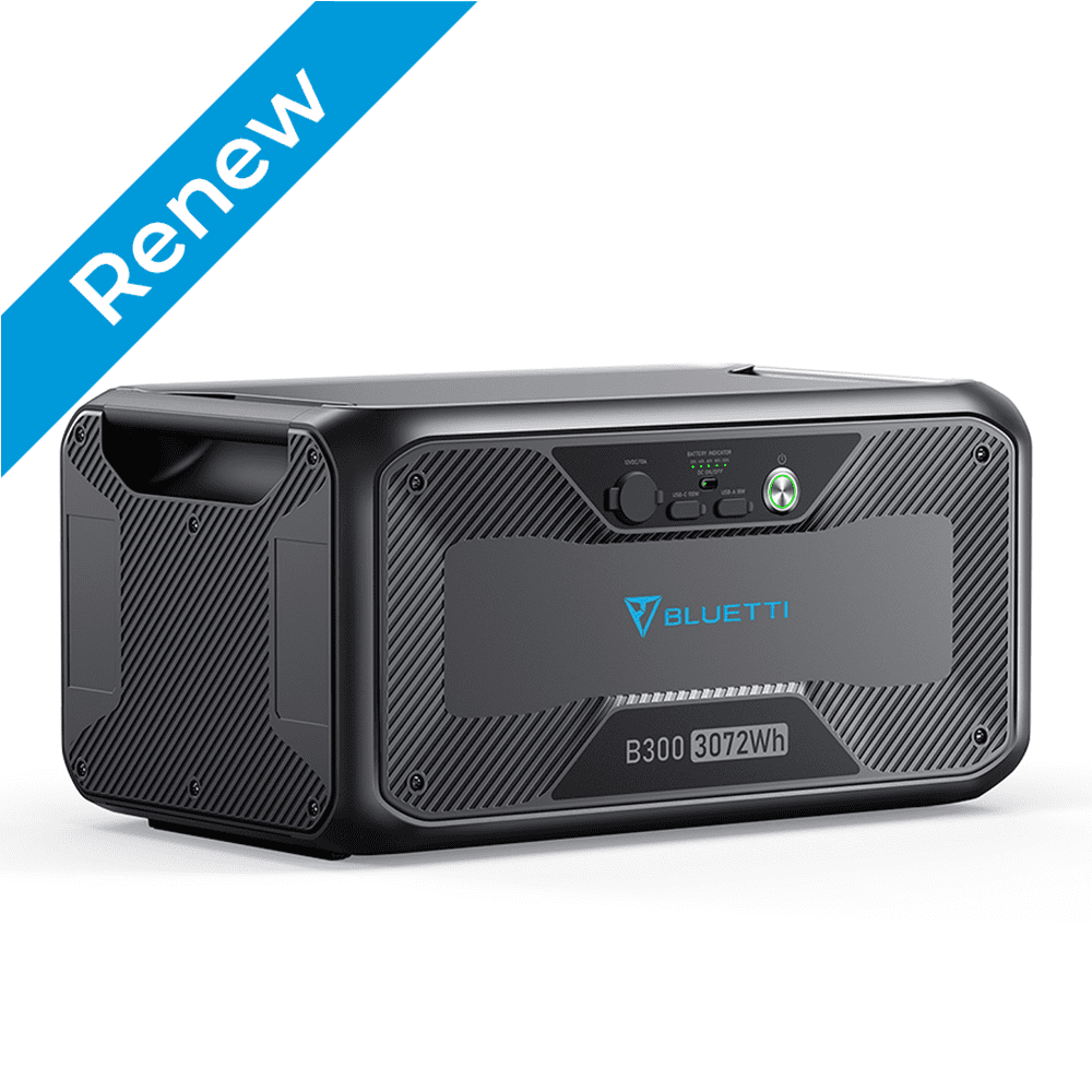 BLUETTI Expansion Battery B300, 3072Wh LiFePO4 Battery Pack for Power