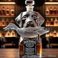 thumbnail image 3 of Hunting Dog Whiskey Bottle, Funny Glass Dog Wine Bottles, Glass Hunting Dog Statue Wine Bottles, Gift for Whiskeys Enthusiasts, 3 of 5