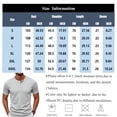 thumbnail image 3 of Hearthz Men's Henley Shirts 3 Button Short Sleeve Shirt for Men Basic Breathable Moisture Wicking Men's Athletic Shirts & Tees White S, 3 of 7