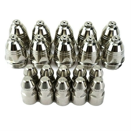 

Leke 20pcs P80 Plasma Cutting Torch Consumable Cutting 60A 80A Tip Electrode Nozzle